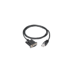 Panduit MA001 serial cable Black 39.4" (1 m) DB-9