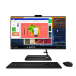 Lenovo IdeaCentre AIO 3 27ITL6 Intel® Core™ i7 i7-1165G7 68.6 cm (27") 1920 x 1080 pixels All-in-One workstation 16 GB DDR4-SDRAM 512 GB SSD Windows 11 Home Wi-Fi 6 (802.11ax) Black