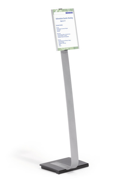 Image of Durable INFO SIGN Information stand A4 Acrylic, Aluminium Silver