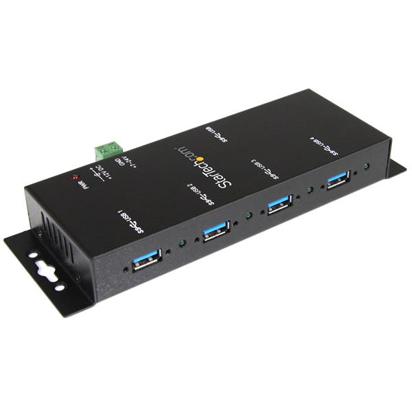 StarTech.com 4-Port Industrial USB 3.0 Hub with ESD Protection