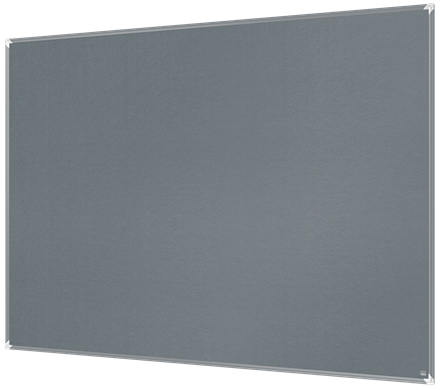 Nobo Premium Plus Felt Notice Board 1800 x 1200mm Grey 1915199