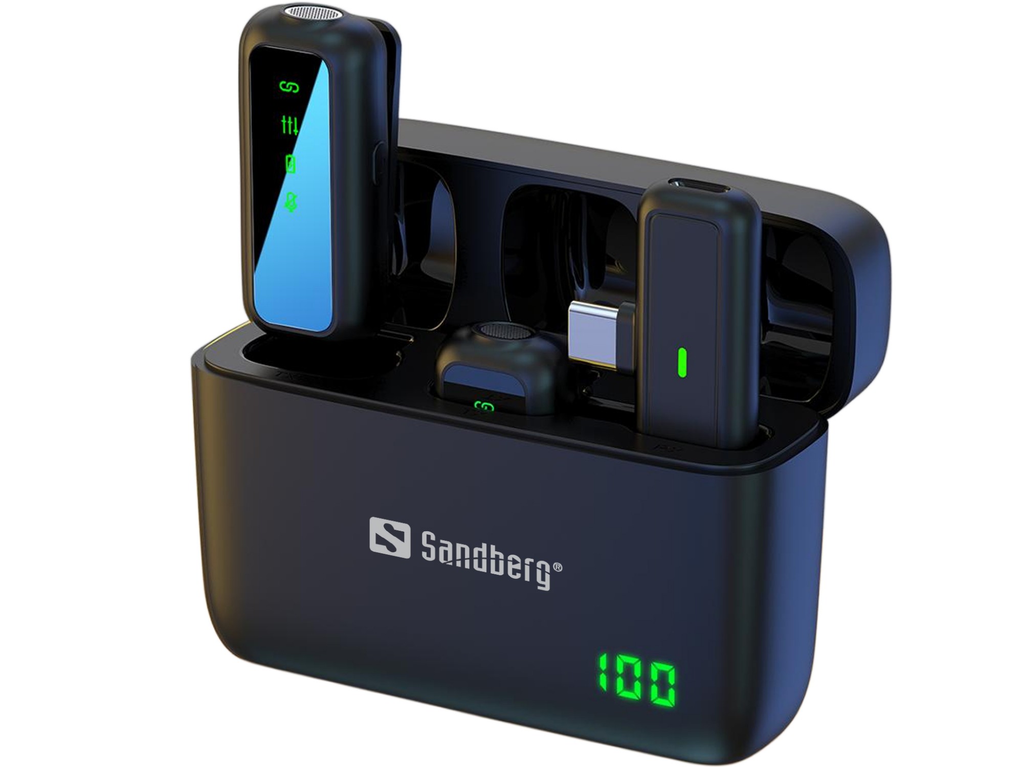 Sandberg Streamer USB-C Wireless Mic x2