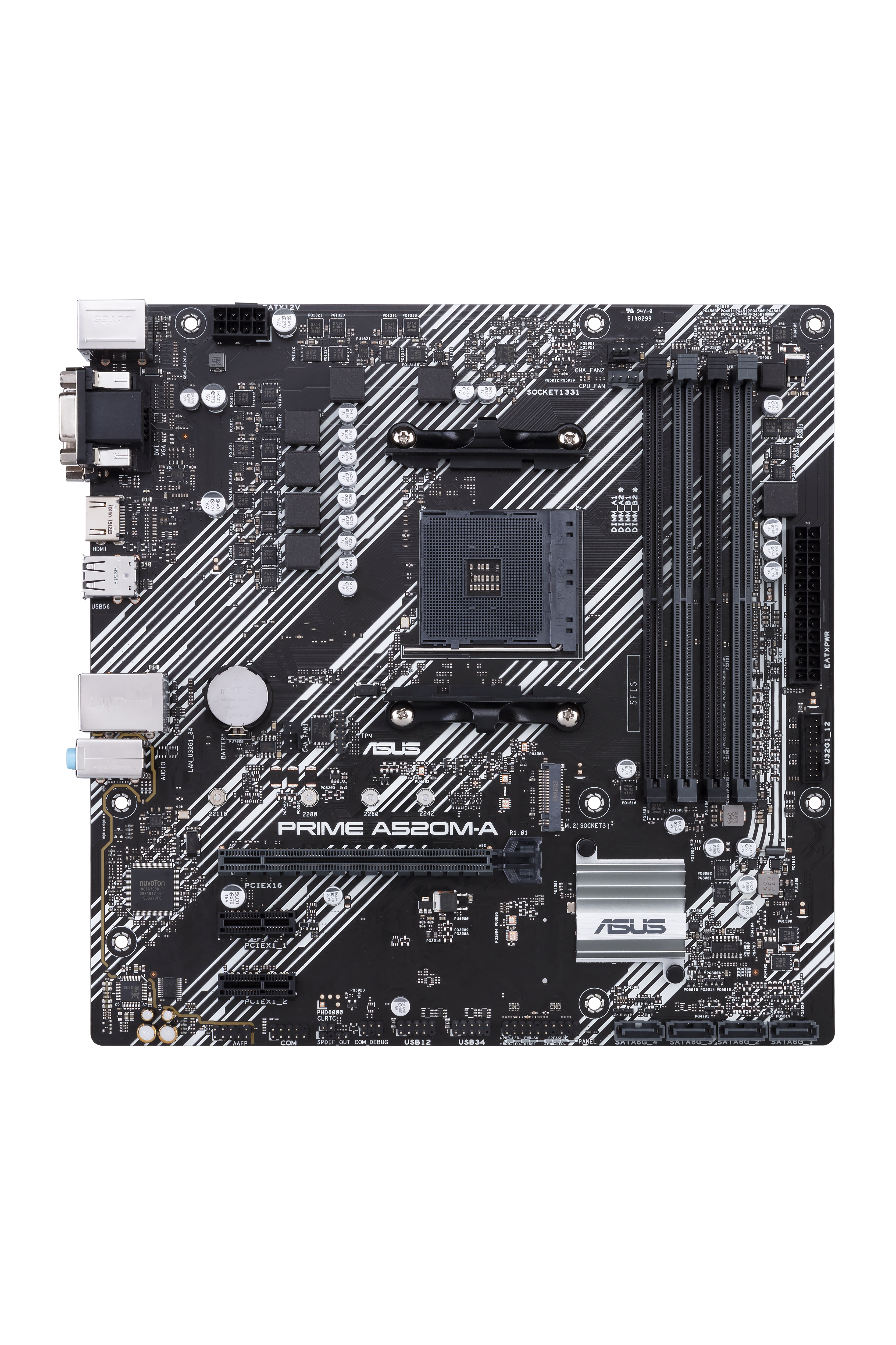 Image of ASUS PRIME A520M-A II/CSM AMD A520 Socket AM4 micro ATX