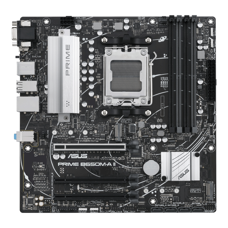 Image of ASUS PRIME B650M-A II-CSM AMD B650 Socket AM5 micro ATX