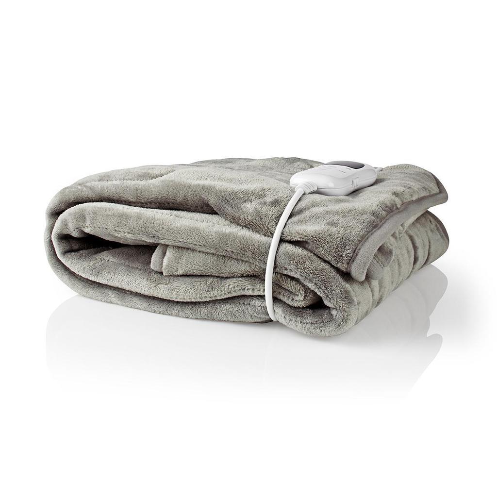 EU Product - Electric Heating Blanket 180x130 cm - Grey thumbnail