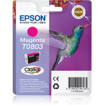 Epson Hummingbird Singlepack Magenta T0803 Claria Photographic Ink