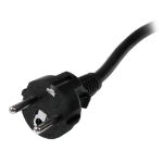 StarTech.com 2m Computer Stroomkabel, 16AWG, EU Schuko naar C19, 16A 250V, Zwart, AC Vervangkabel, Printer Voedingskabel, PC Power Supply Kabel, TV/Monitor Electriciteitssnoer, UL-Listed