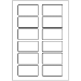 Avery L4782-20 75 x 40mm Self Adhesive Silk Name Badges 20 Sheets - 12 Labels per Sheet