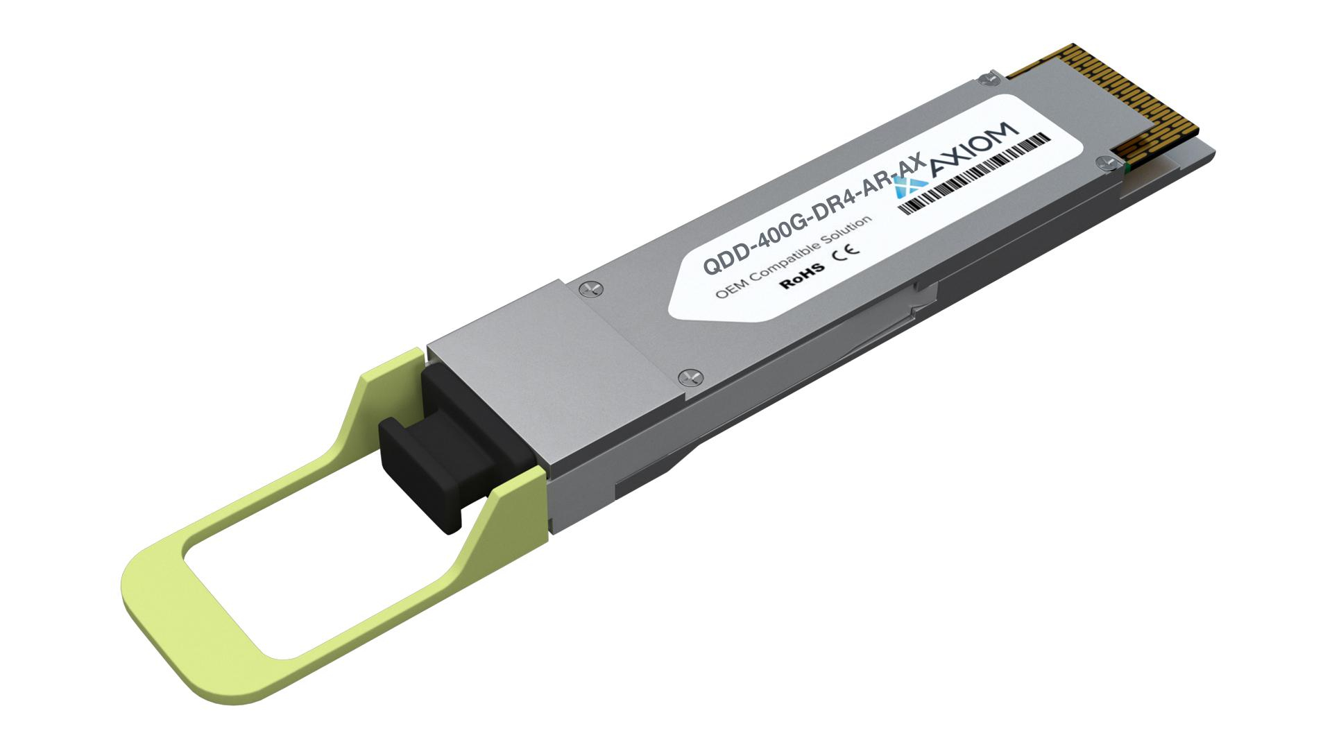Axiom QDD-400G-DR4-AR-AX Compatible 400G QSFP-DD 500 m Transceiver