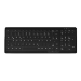 Active Key AK-C7000F Tastatur Büro RF kabellos + USB Deutsch Schwarz