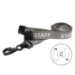 Digital ID 15mm Recycled Grey Staff Lanyards with Plastic J Clip (Pack of 100)
