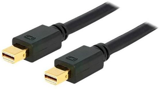 Image of Microconnect MDPMDP1BV1.4 DisplayPort cable 1 m Mini DisplayPort Black