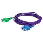 AddOn Networks ADD-ASC-SC-10M9SMF-PE fibre optic cable 10 m OFNR OS2 Purple