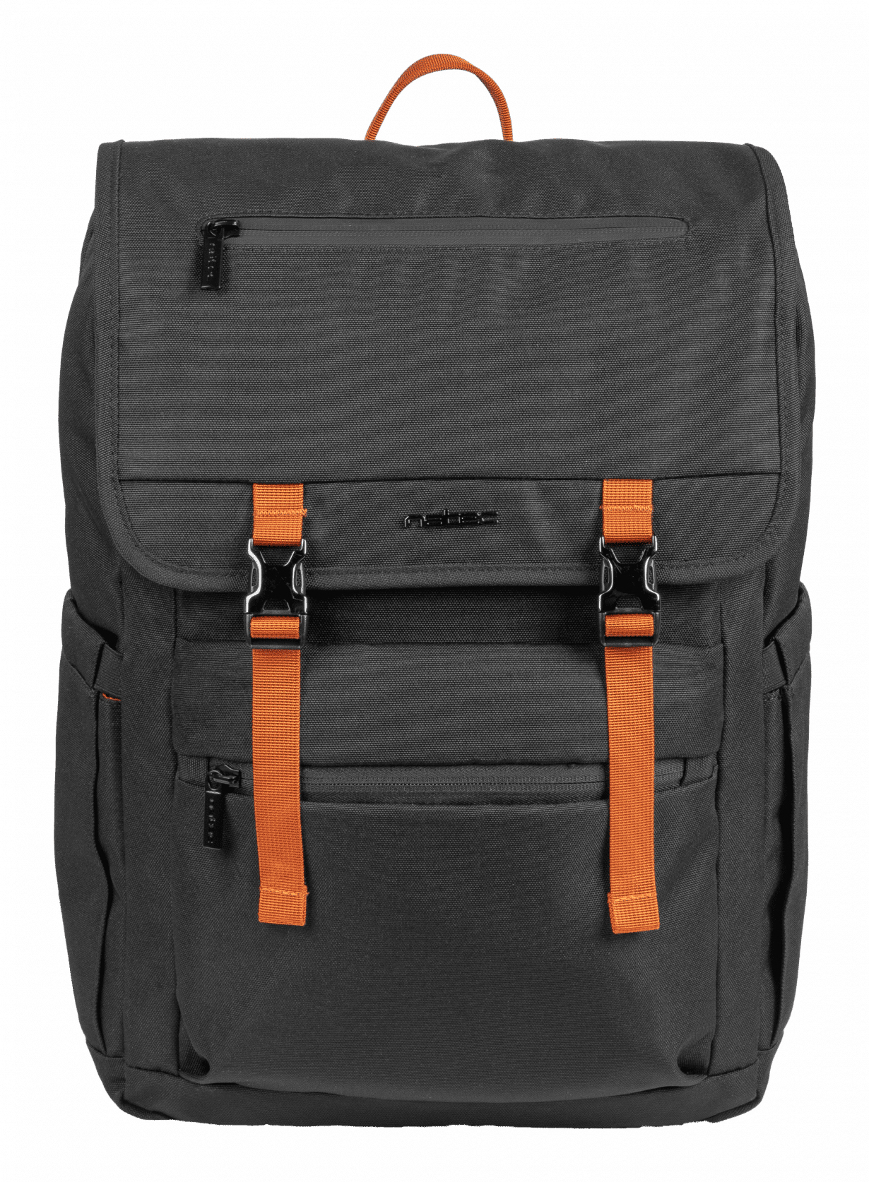 NATEC Niala Ginger Orange 39.6 cm (15.6") Backpack Black