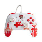 PowerA Mario Red Red, White USB Gamepad Nintendo Switch