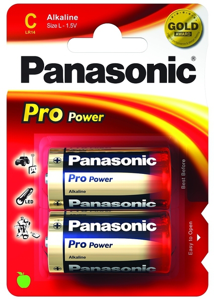 Image of Panasonic 1x2 LR14PPG - Single-use battery - Alkaline - 1.5 V - 2...