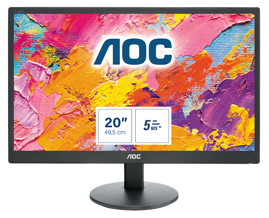 Image of AOC 70 Series E2070SWN LED display 49.5 cm (19.5") 1600 x 900...