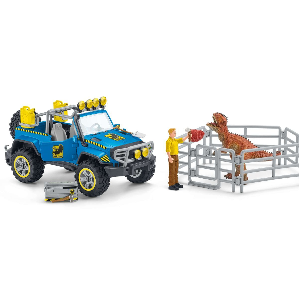 Image of Schleich Off-road vehicle with dino outpost - Boy/Girl - 4 yr(s) -...