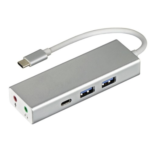 Hama Aluminium USB 3.2 Gen 1 (3.1 Gen 1) Type-C 5000 Mbit/s Silver