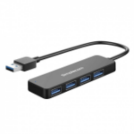 Simplecom CH342 interface hub USB 3.2 Gen 1 (3.1 Gen 1) Type-A 5000 Mbit/s Black