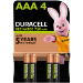 Duracell Rechargeable Plus AAA 750mah Pack of 4