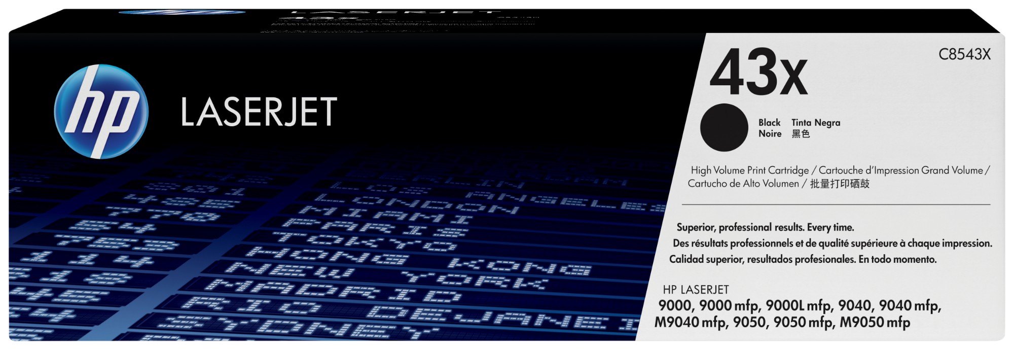 HP C8543X/43X Toner cartridge black high-capacity. 30K pages ISO/IEC 1
