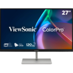 Viewsonic VP Series 27" 120Hz 2K QHD Pantone Validated 100% sRGB & Factory Calibrated Monitor with 90W USB-C