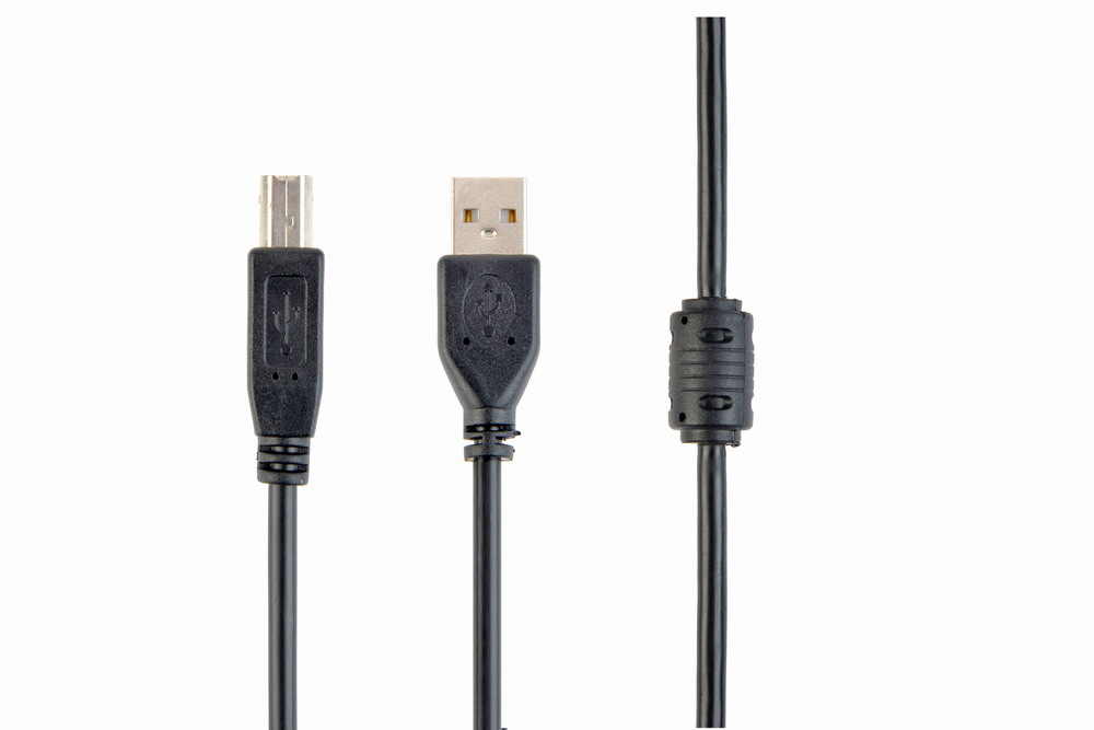 Gembird 3m USB 2.0 A/B M USB cable USB A USB B Black