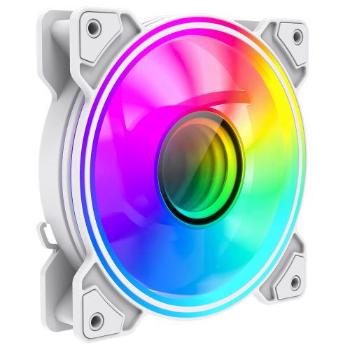 Image of GAMEMAX Infinity 12cm ARGB Dual Ring Case Fan Rifle Bearing...