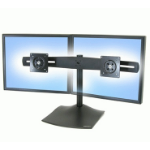 Ergotron DS Series DS100 Dual Monitor Desk Stand, Horizontal 61 cm (24") Zwart Bureau