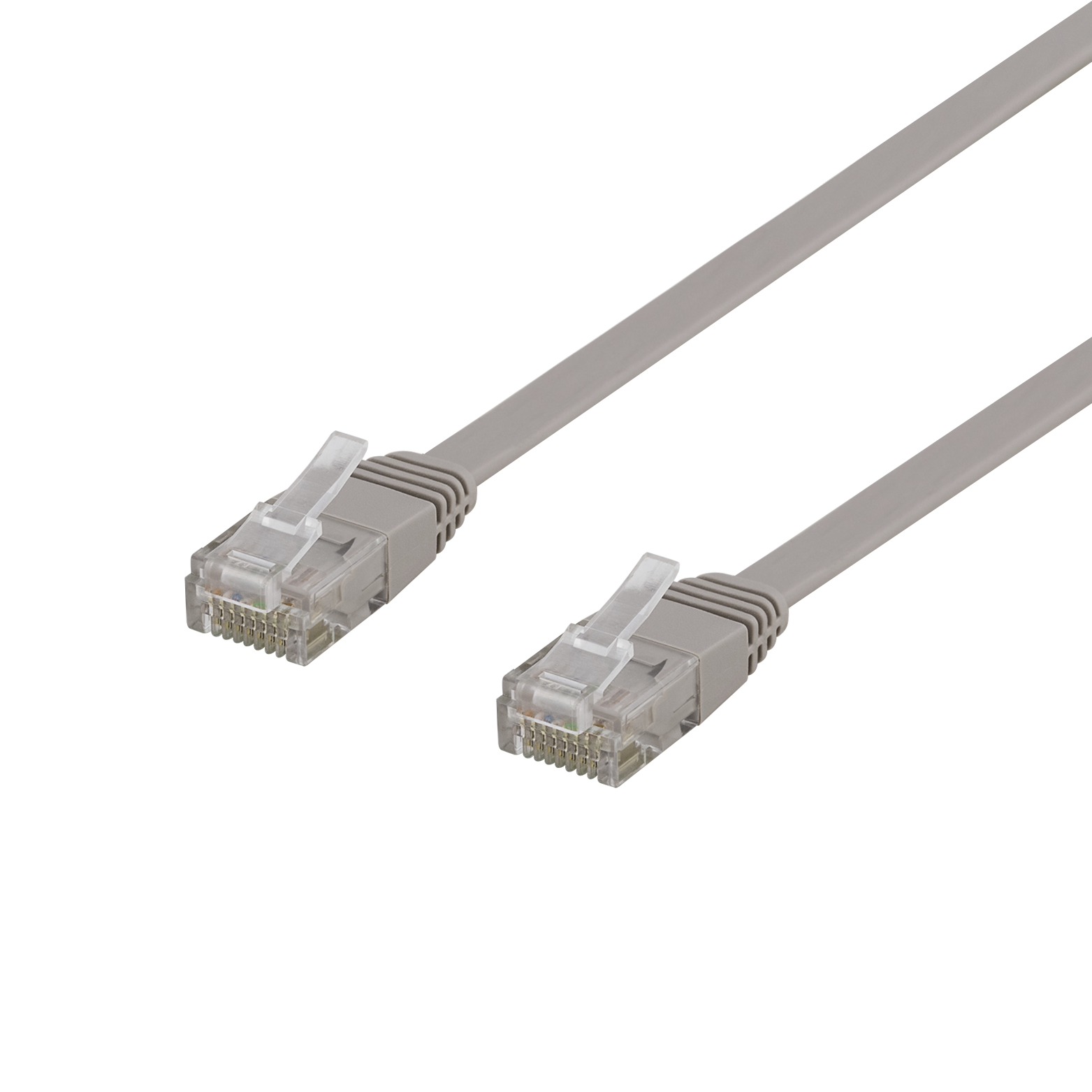 EU Product - Flat Cat6 network cable, 7m, grey thumbnail