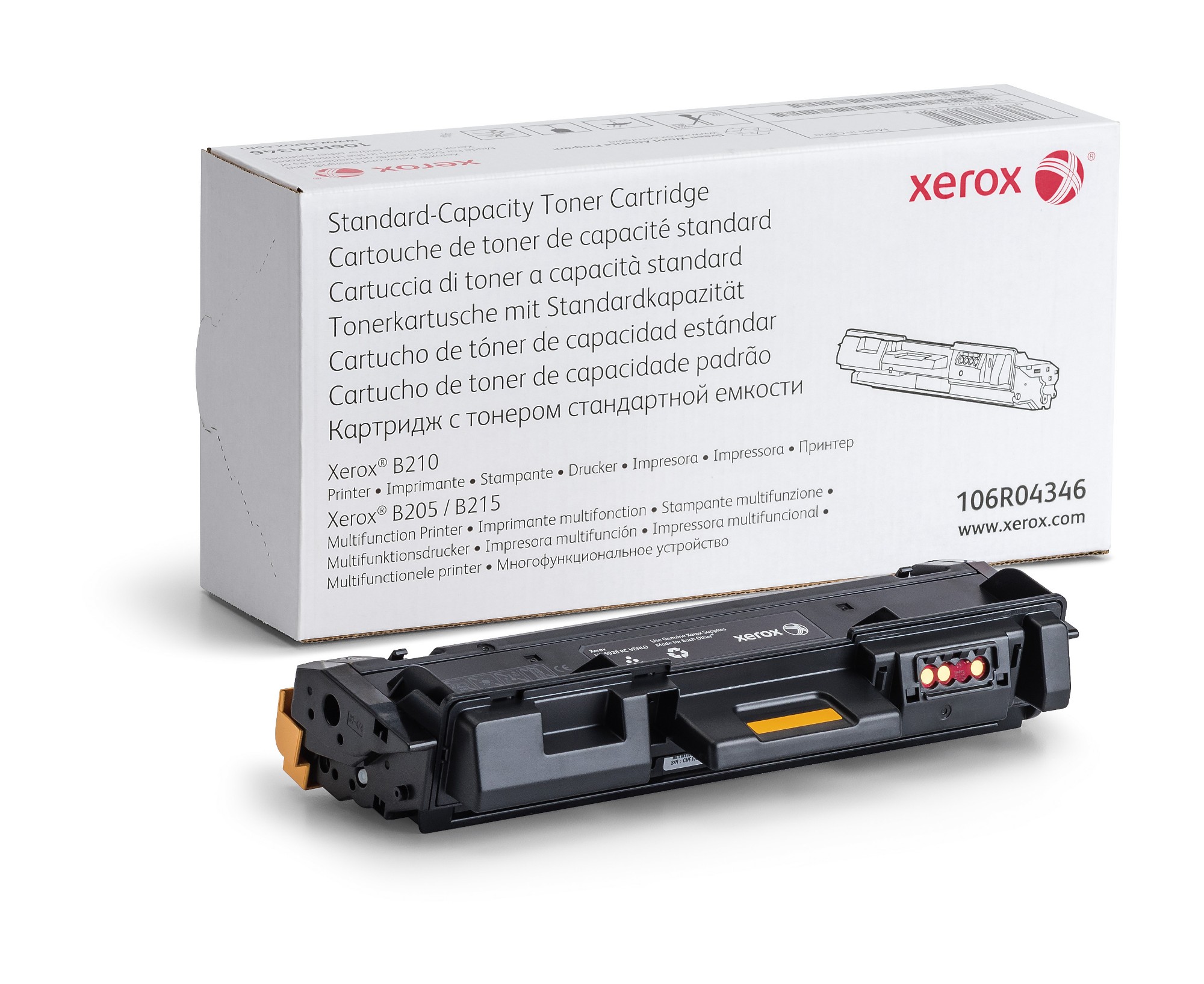 Image of Xerox 106R04346 Toner-kit. 1.5K pages ISO/IEC 19752 for Xerox B 205