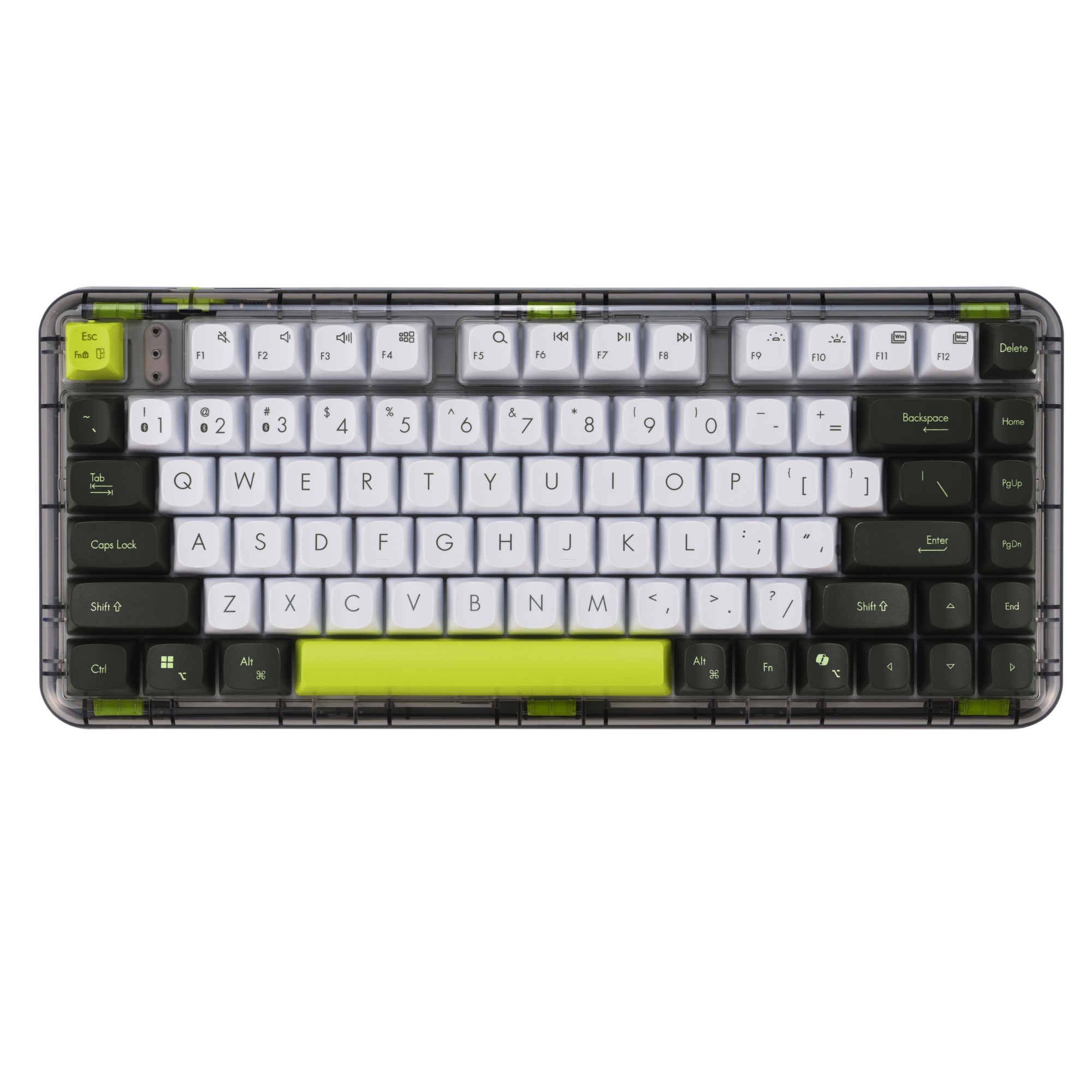 ASUS Jelly75 KD201 /VT-GN/GE/83 keyboard Universal USB + RF Wireless + Bluetooth Multicolour