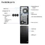 HP EliteDesk 8 Tower G1i Desktop AI PC Wolf Pro Security Edition Intel Core Ultra 9 285 64 GB DDR5-SDRAM NVIDIA RTX A400