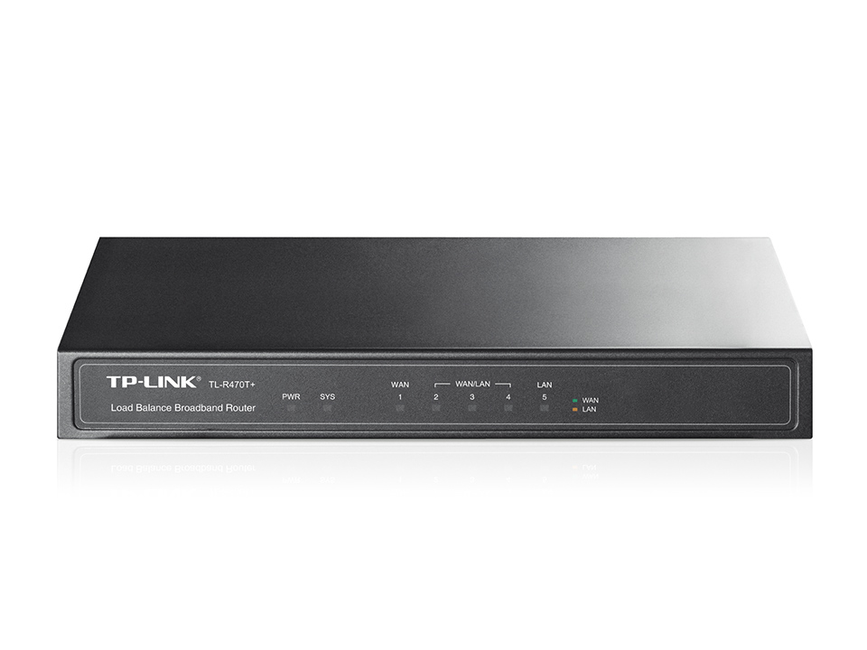 Image of TP-Link TL-R470T+ V6 wired router Black