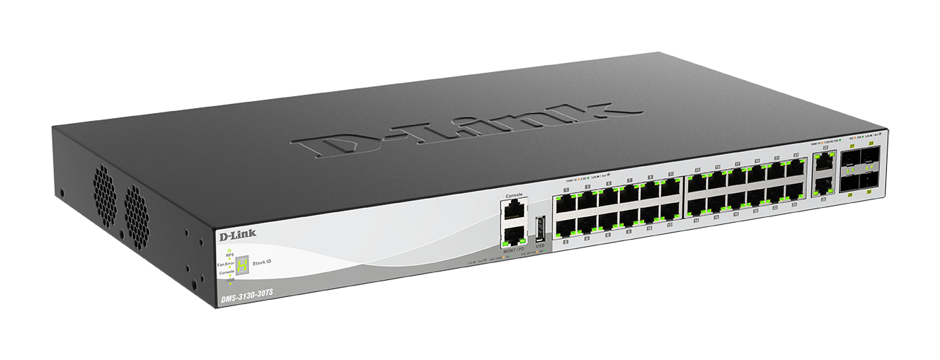 D-Link DMS-3130-30TS/E network switch Managed L3 10G Ethernet (100/100