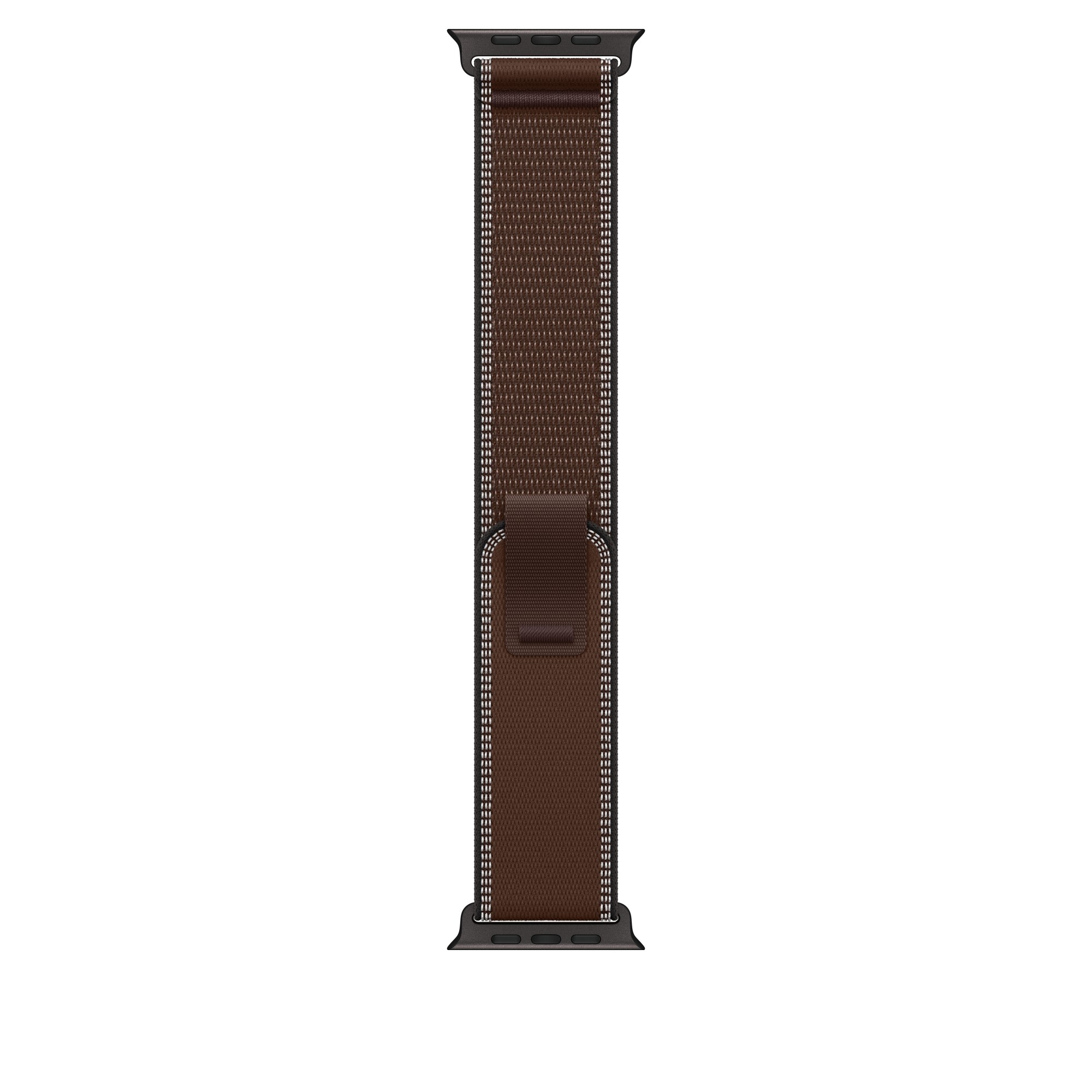 Apple 49mm Dark Umber Trail Loop - S/M - Black Titanium Finish