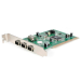StarTech.com Scheda adattatore FireWire PCI 1394a a 4 porte con kit per editing video digitale