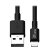 Tripp Lite M100-10N-BK-10 USB-A to Lightning Sync/Charge Cables (M/M) - MFi Certified, Black, 10 in. (0.25 m), Pack of 10