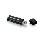 iogear GFR304SD card reader USB 3.2 Gen 1 (3.1 Gen 1) Black