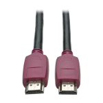 Tripp Lite P569-015-CERT 4K HDMI Cable with Ethernet (M/M) - 4K 60 Hz, Gripping Connectors, 15 ft.