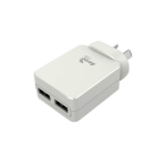 AEROCOOL Premium Smart 5V 2.4A Dual USB Charger - White