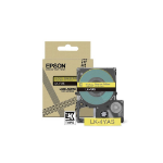 Epson C53S672104/LK-4YAS DirectLabel-etikettes yellow on gray 12mm for Epson LabelWorks LW-C 410