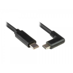 Alcasa GC-M0260 USB cable 0.5 m USB 3.2 Gen 1 (3.1 Gen 1) USB C USB A Black