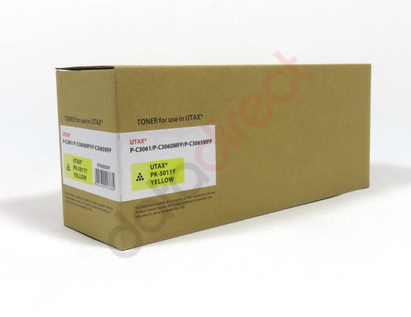Data Direct Utax PK5011Y PC3061P 3060 3065 Toner Yellow Compatible