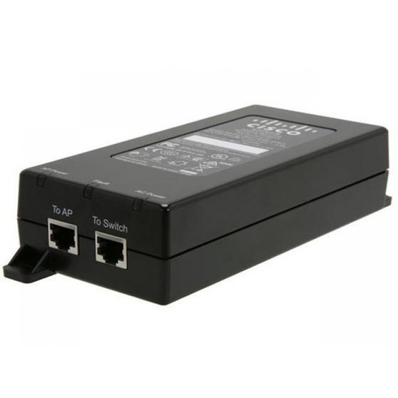 Image of Cisco AIR-PWRINJ6-RF PoE adapter Gigabit Ethernet 55 V