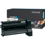 Lexmark C7722CX Toner cartridge cyan, 15K pages/5% for Lexmark C 772