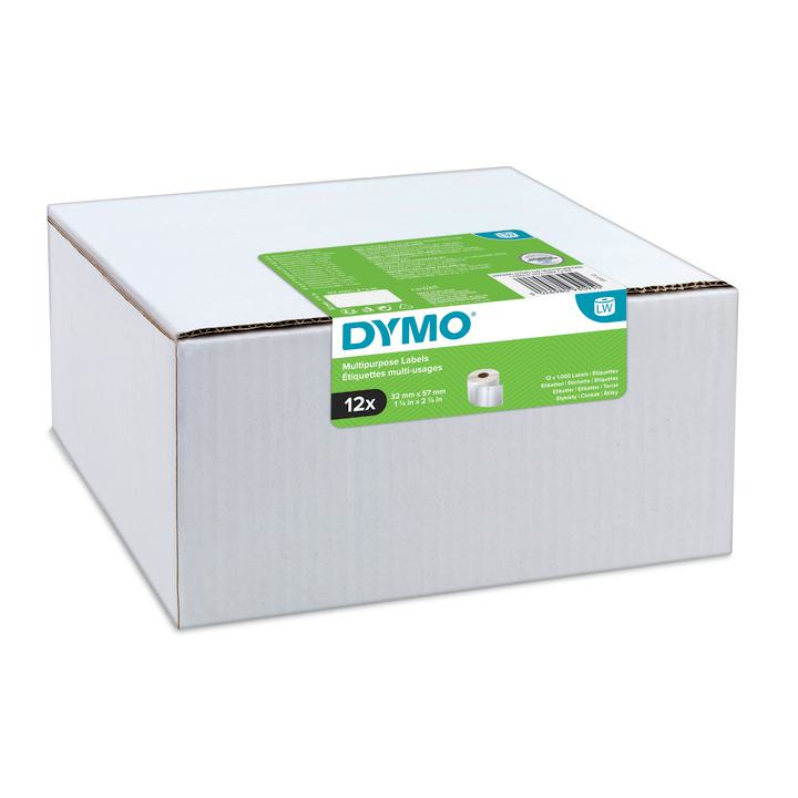 Image of Dymo 2093093 DirectLabel-etikettes 89mm x36mm Pack=12 for Dymo LW...