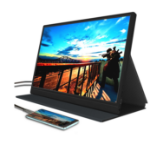 Denver PMO-15601 portable TV/monitor Portable monitor Black 39.6 cm (15.6") LED 1920 x 1080 pixels