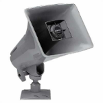 Valcom Paging Horn 1-way Gray Wired 15 W